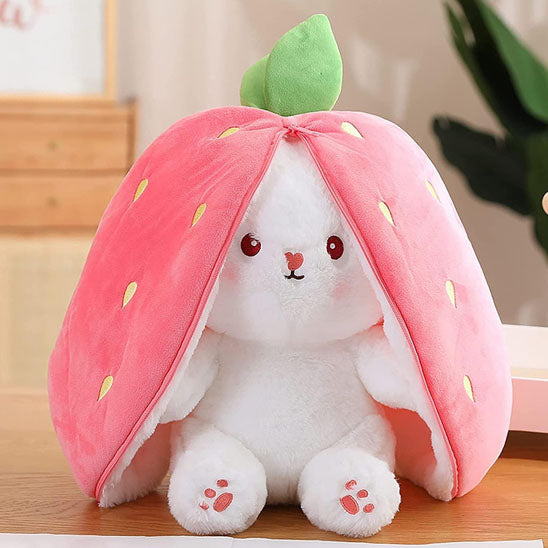 peluche fraise lapin