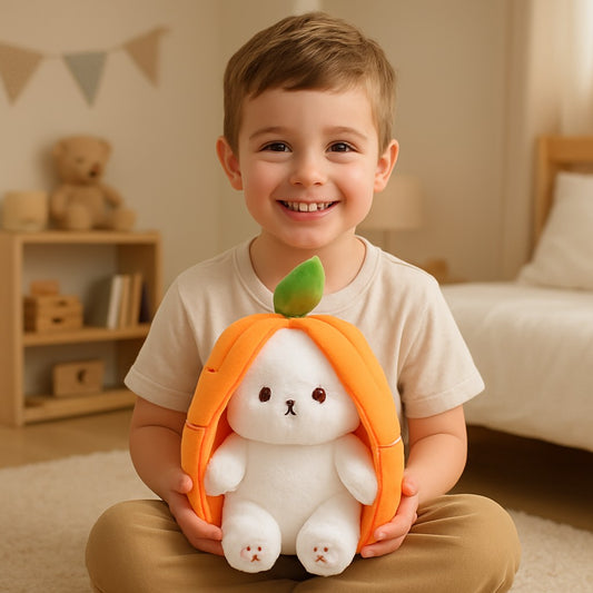 peluche lapin carotte