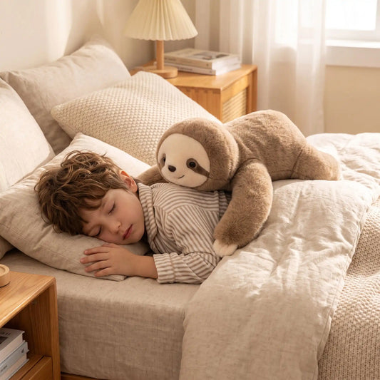 peluche lestée lourde pour camer les crises d'angoisse d'un enfant