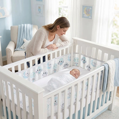peut-on mettre un tour de lit respirant dans le lit d'un bébé