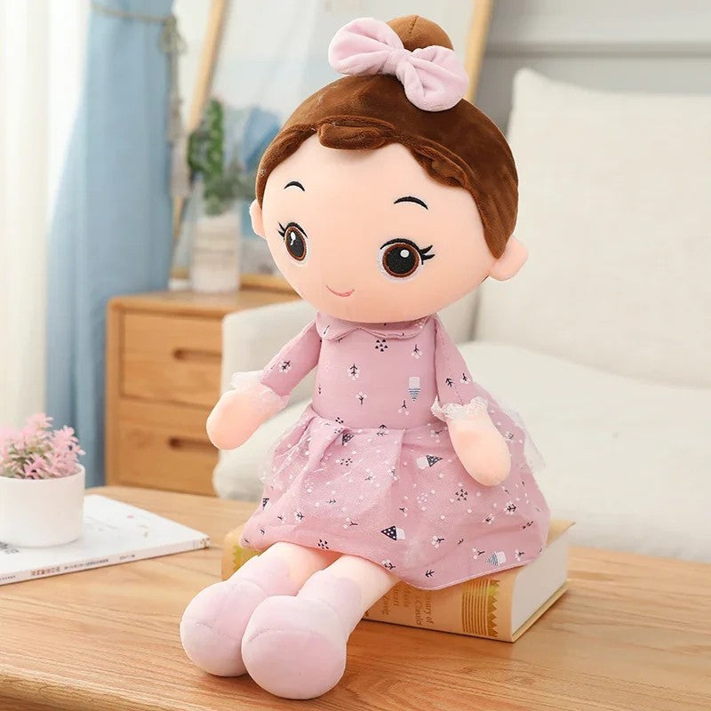 poupee de chiffon violette