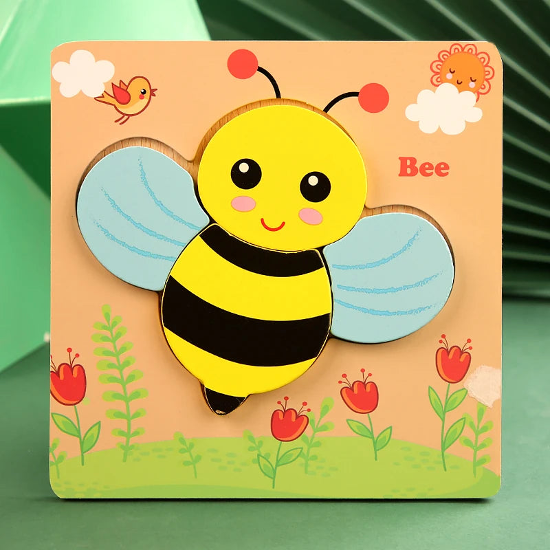 puzzle bebe bois abeille