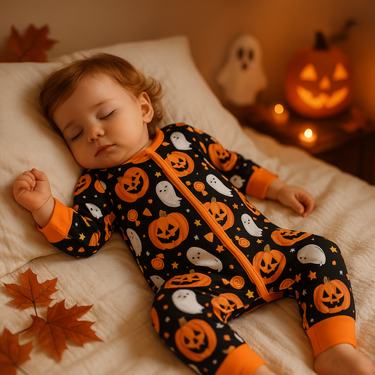 pyjama halloween bebe citrouille