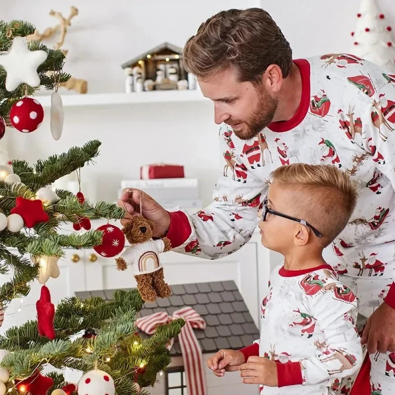 pyjama noel famille papa