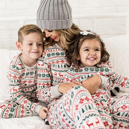 Pyjama noel famille | Noel blanc tous ensemble™