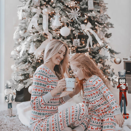 Pyjama noel famille | Noel blanc tous ensemble™