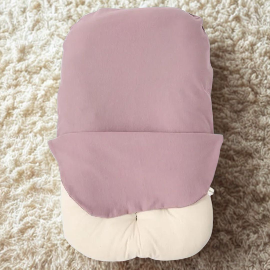 reducteur de lit bebe housse rose