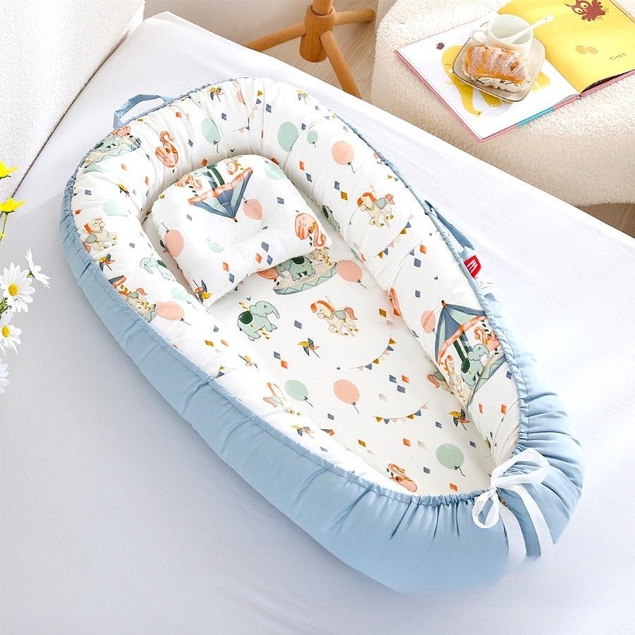cocon pour bebe réducteur de lit motif carrousel