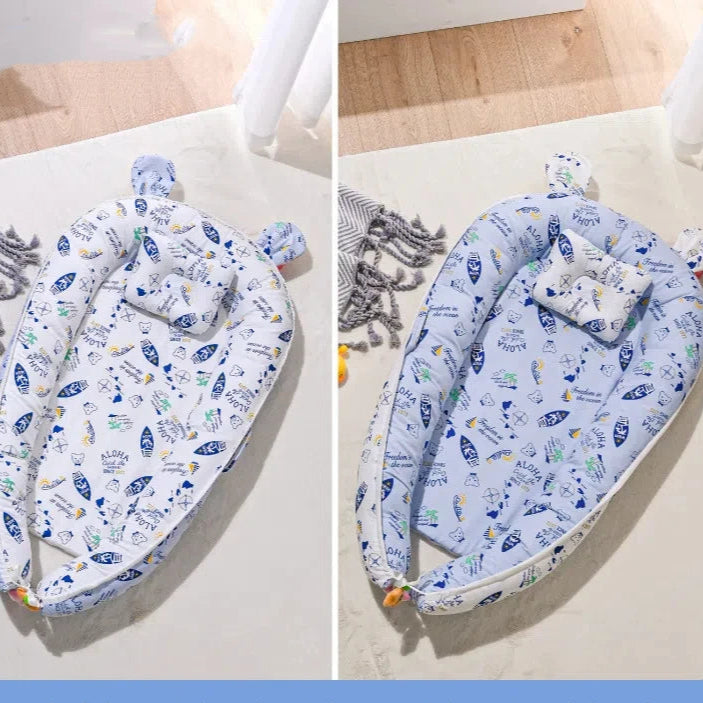 REDUCTEUR DE LIT / COTON BÉBÉ RÉVERSIBLE™ - Petitpasmaman