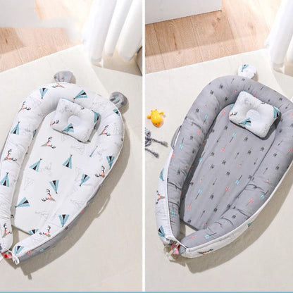 REDUCTEUR DE LIT / COTON BÉBÉ RÉVERSIBLE™ - Petitpasmaman
