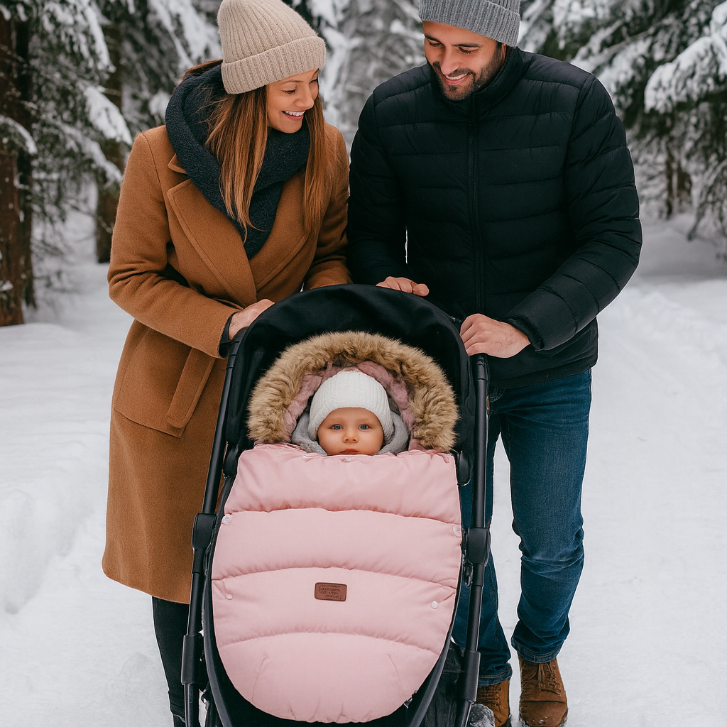 sac de couchage poussette rose