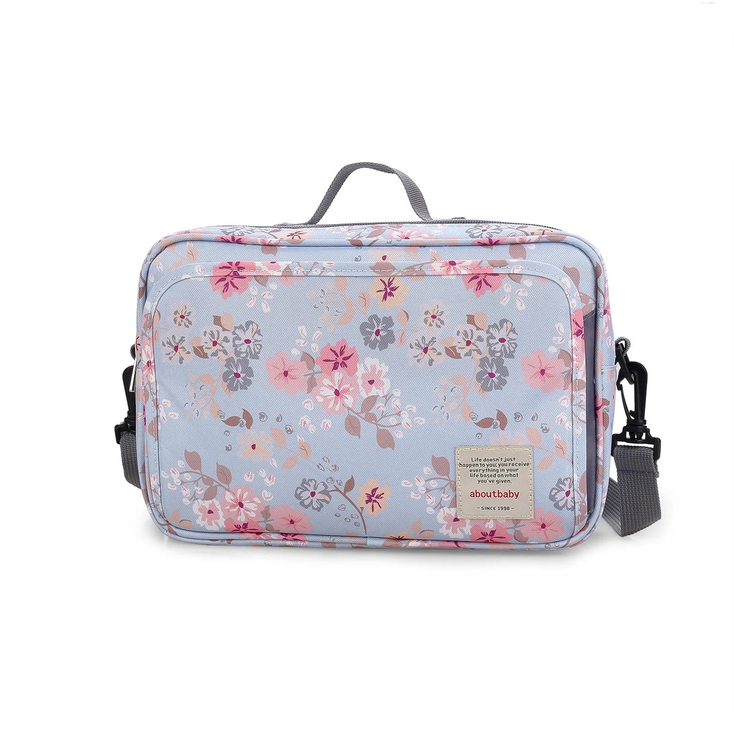 sac a langer fleuri