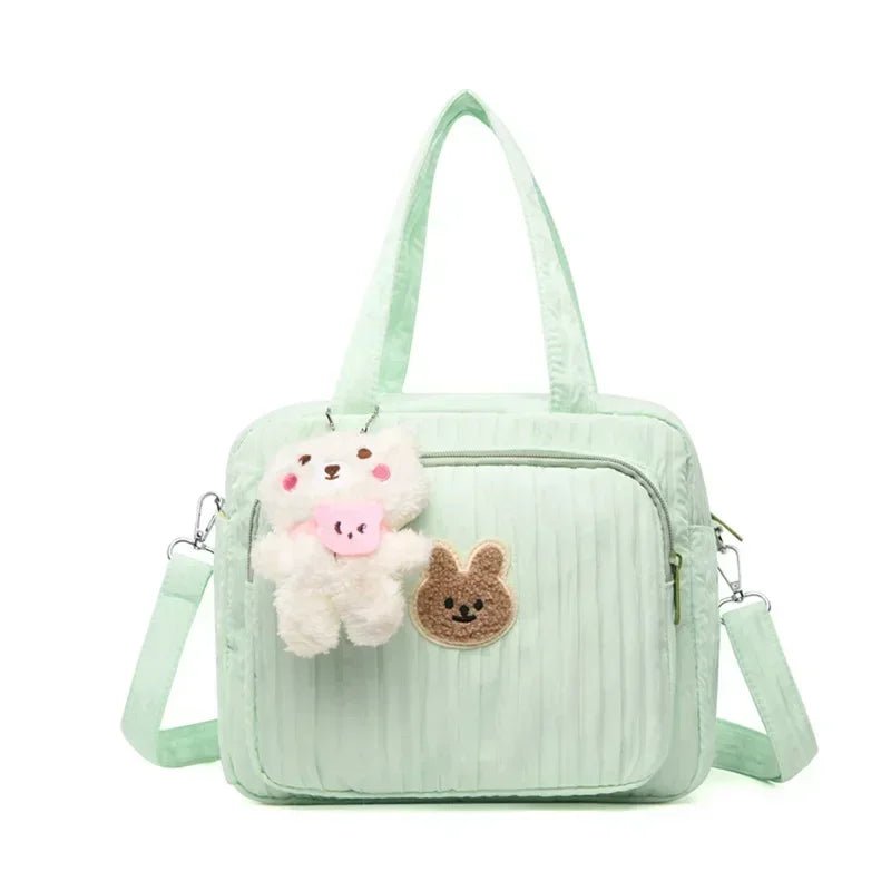 sac a langer bebe vert pastel