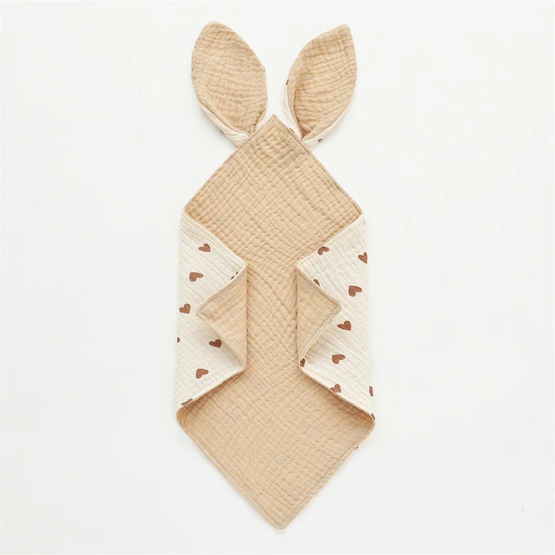 serviette salive beige