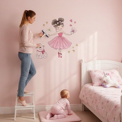 Stickers muraux enfant doux et poetiques