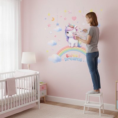 Stickers muraux enfant repositionnable