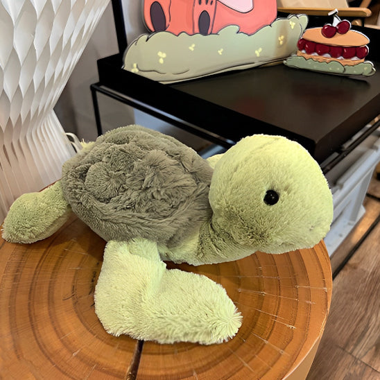 tortue en peluche coton