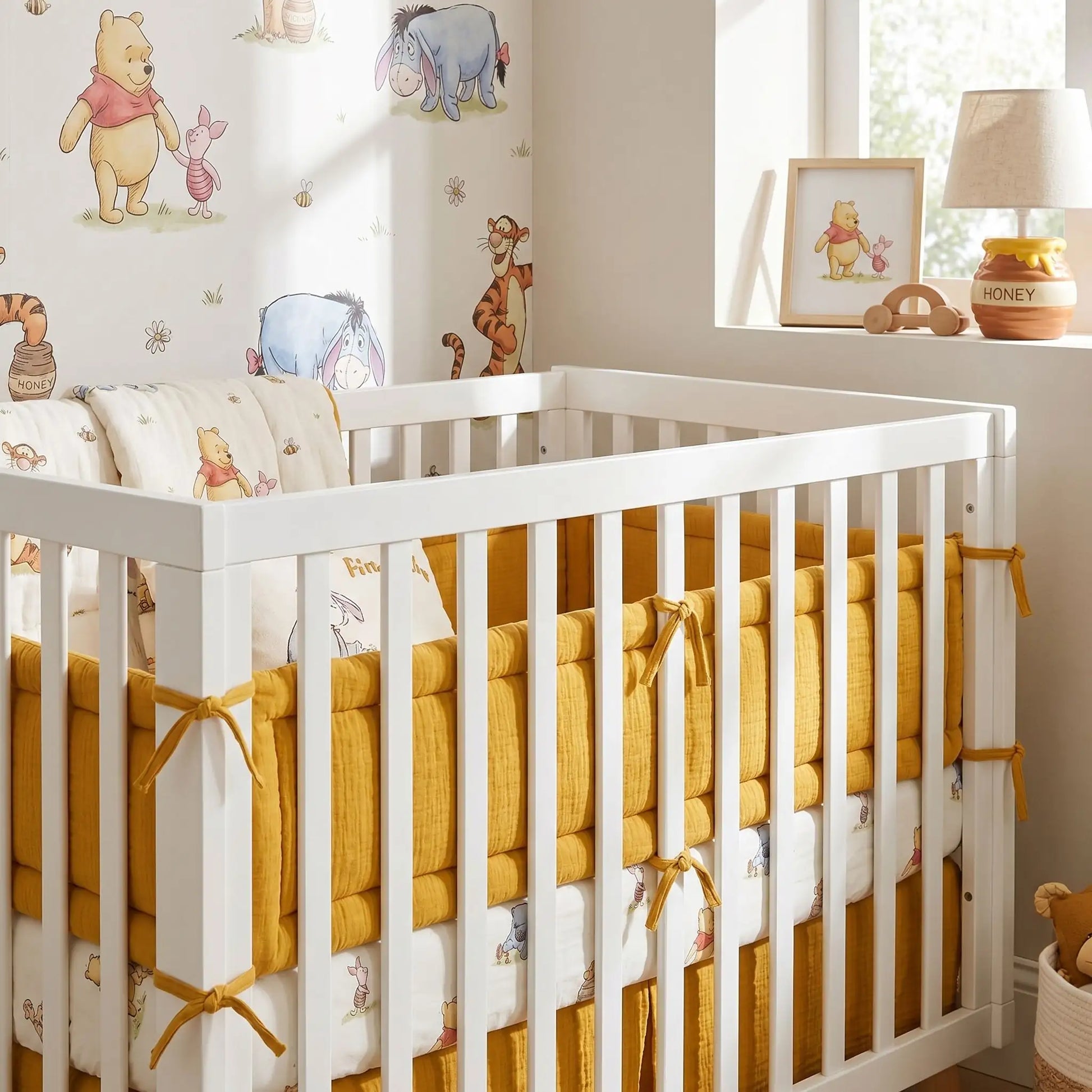 tour de lit bébé 200cm miel papate