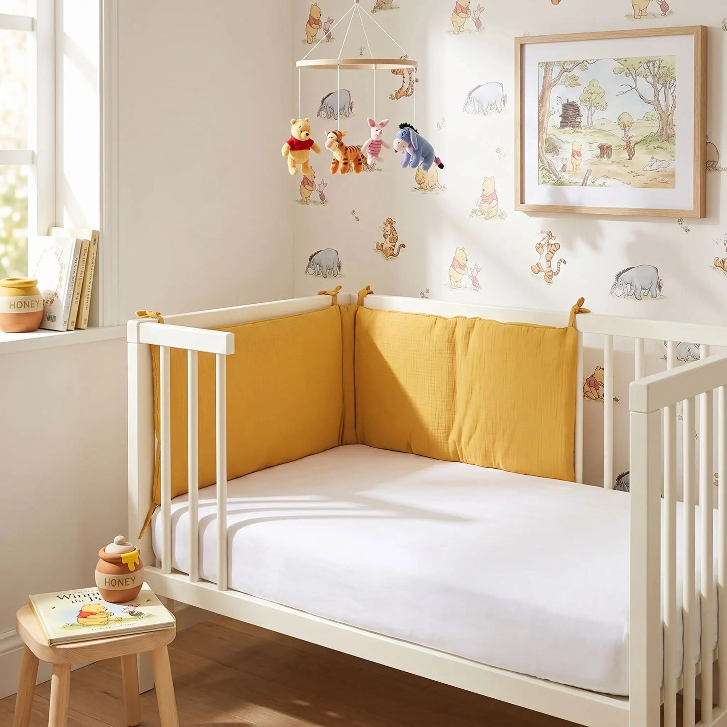 tour de lit bebe gaze de coton biologique fabrique en france