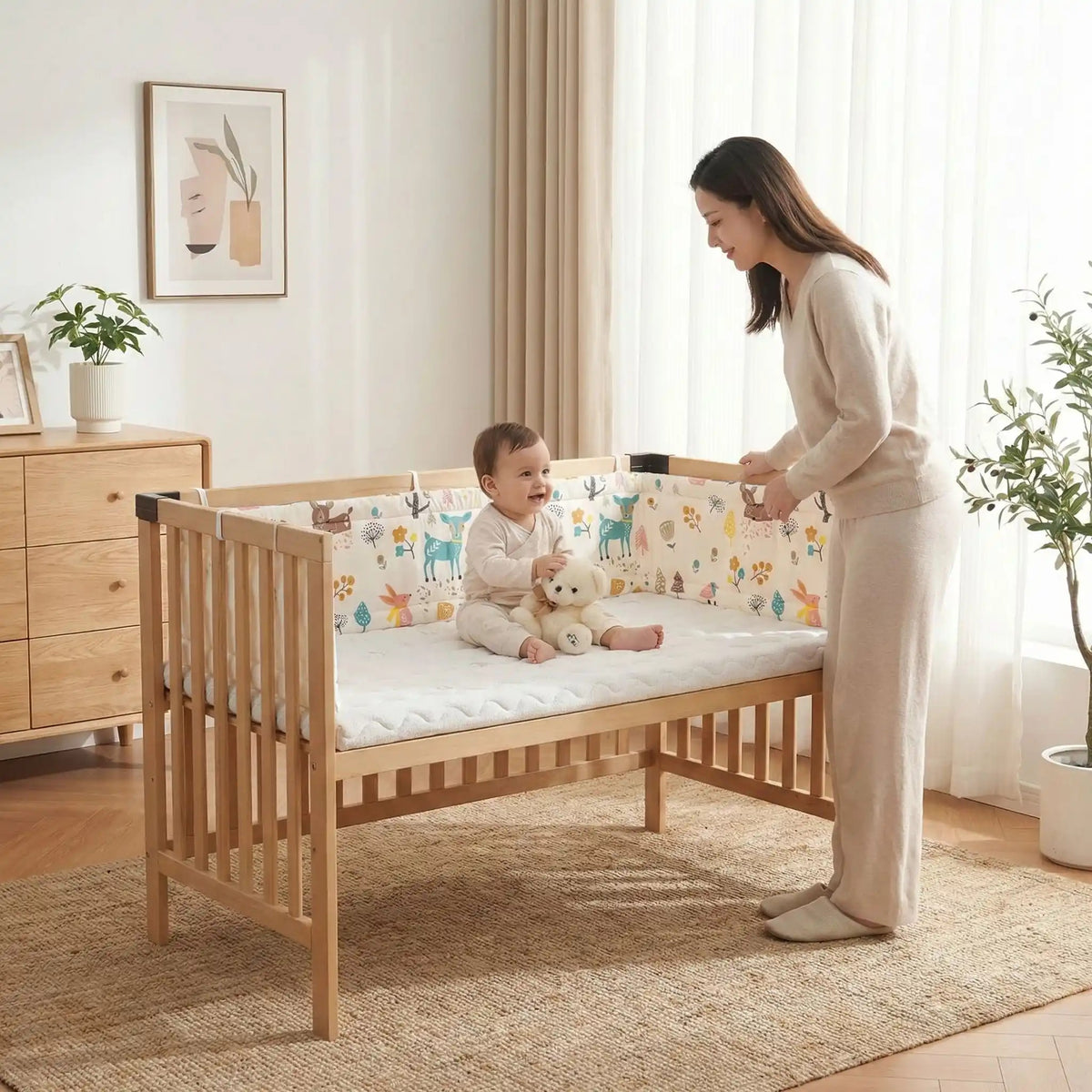 tour de lit bebe lapin contour de lit