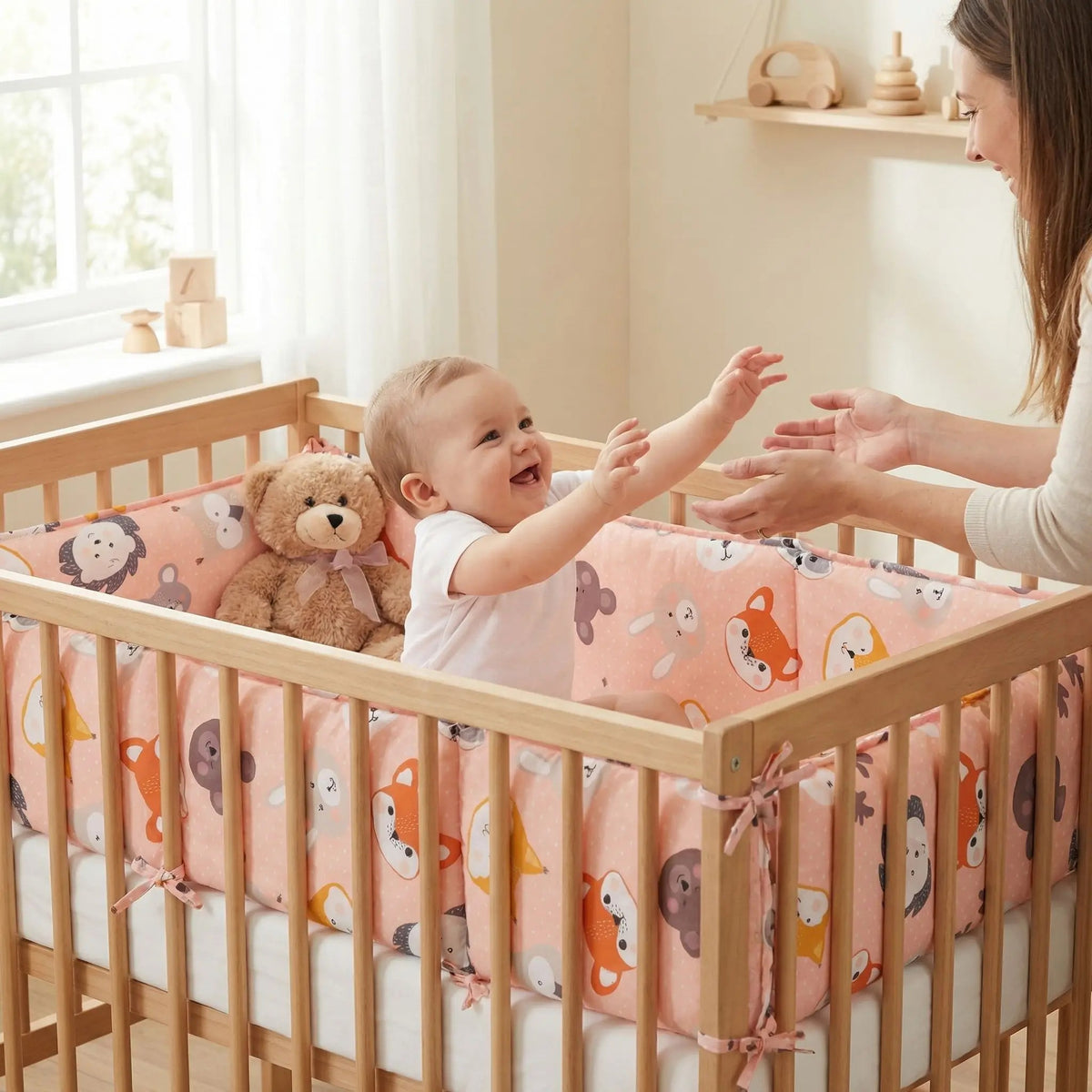 tour de lit bebe pour sommeil securise