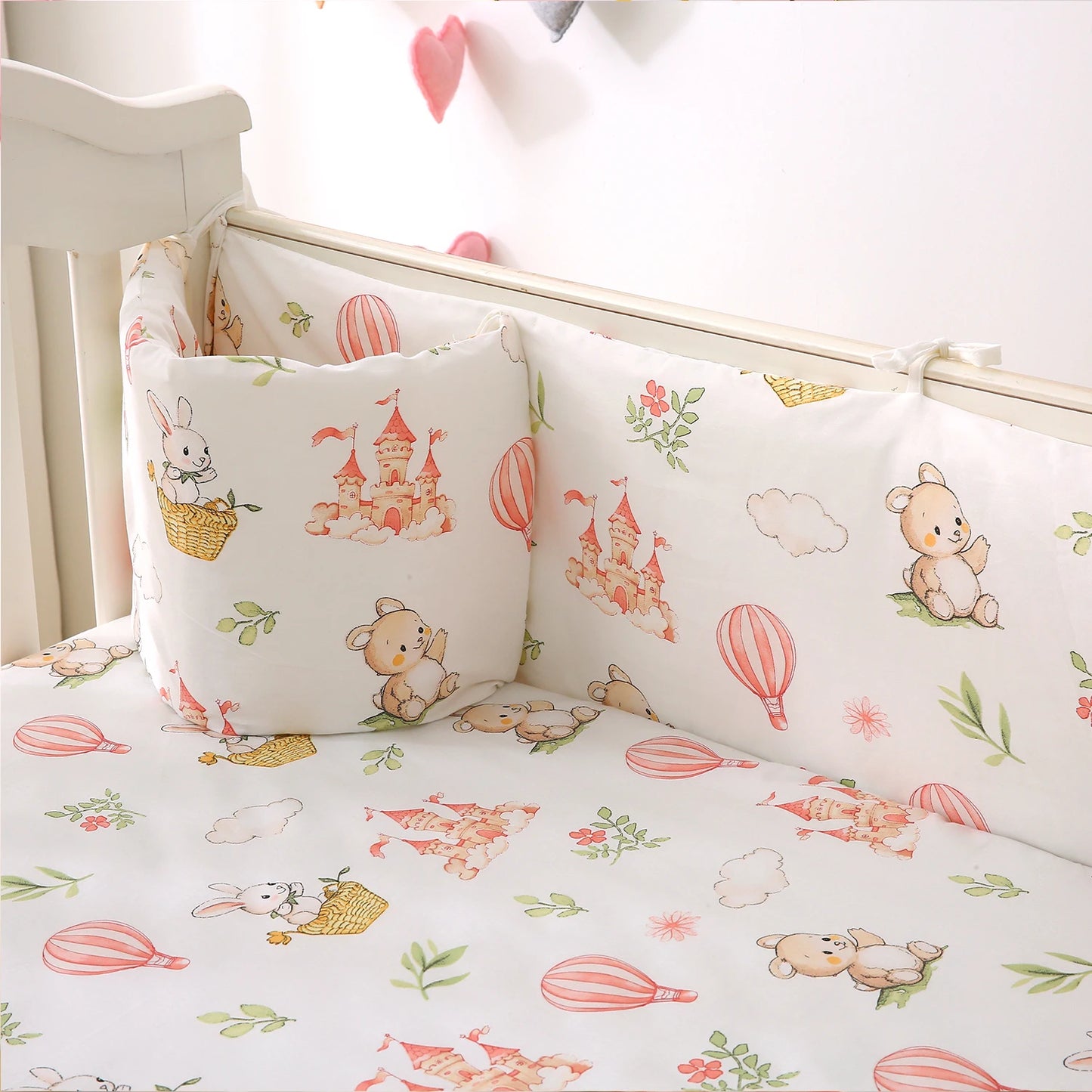 tour de lit coton pour lit bebe