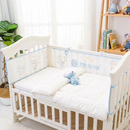 tour de lit respirant lavable en machine