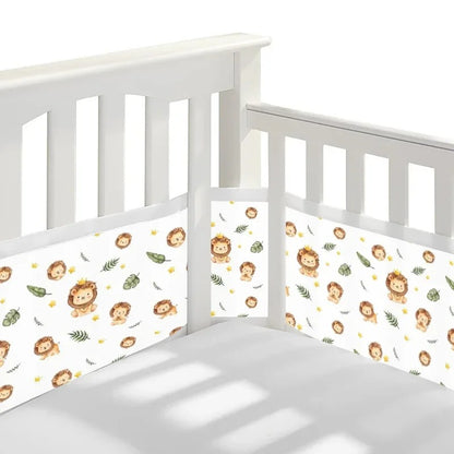 tour de lit respirant lion polyester