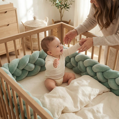 tresse de lit bebe 3m vert