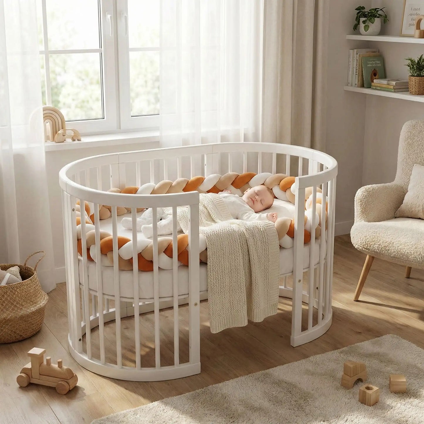 tresse de lit terracotta 2m