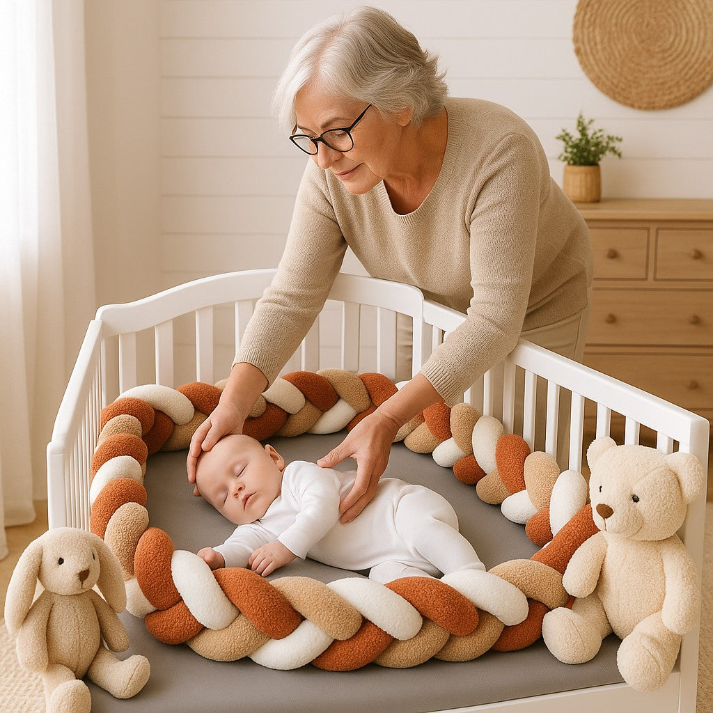 tresse de lit terracotta coton respirant