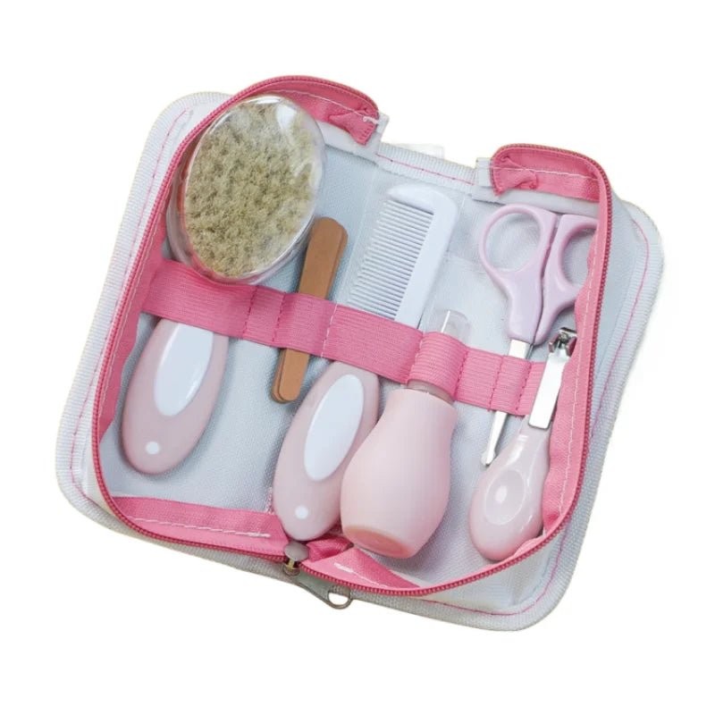 trousse de soin bebe rose