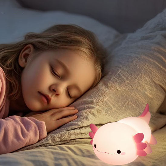 VEILLEUSE BÉBÉ / LAMPE AXOLOTL™ - Petitpasmaman