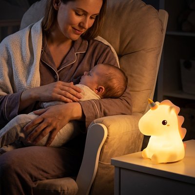Veilleuse bébé licorne pour nuits calmes