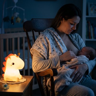 Veilleuse bébé lumière chaleureuse