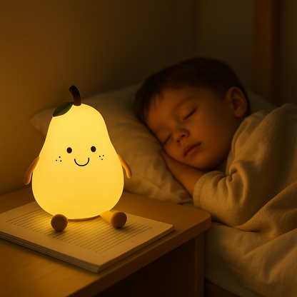 veilleuse bébé poire