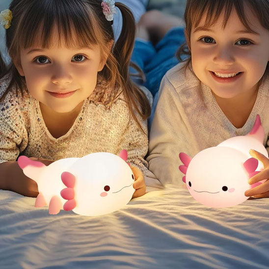 VEILLEUSE BÉBÉ / LAMPE AXOLOTL™ - Petitpasmaman