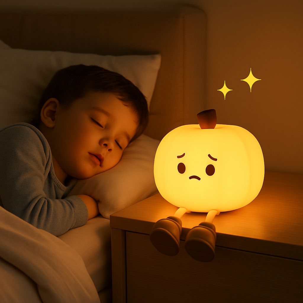 veilleuse bebe citrouille halloween