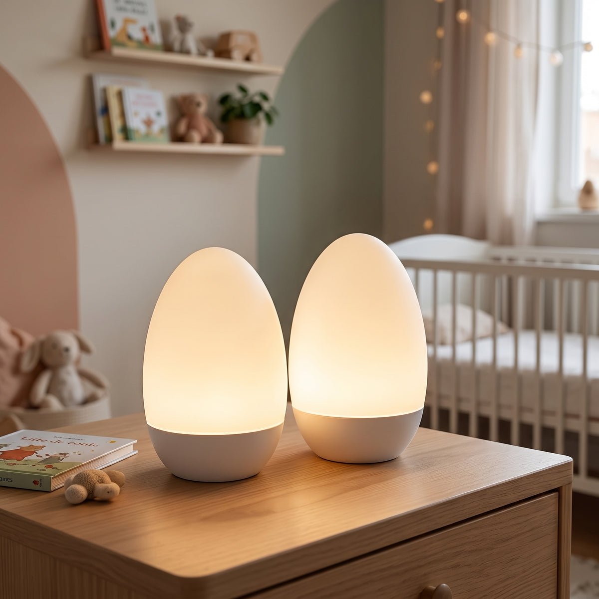 pack veilleuse bébé oeuf faible luminosité