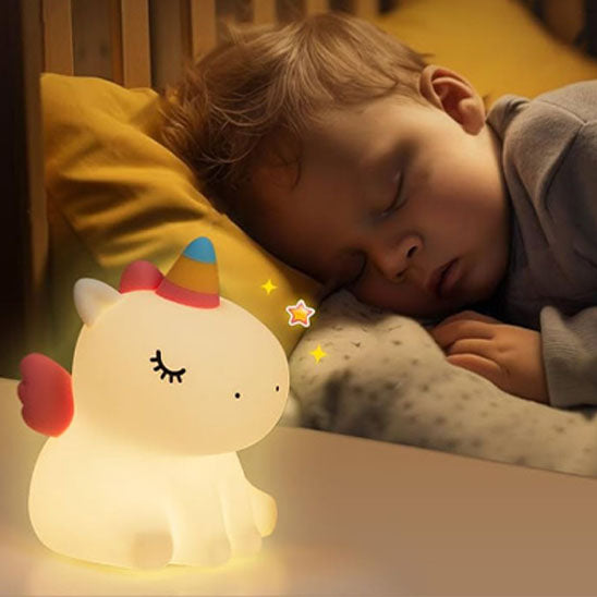 VEILLEUSE BÉBÉ / LICORNE LUMINEUSE™ - Petitpasmaman