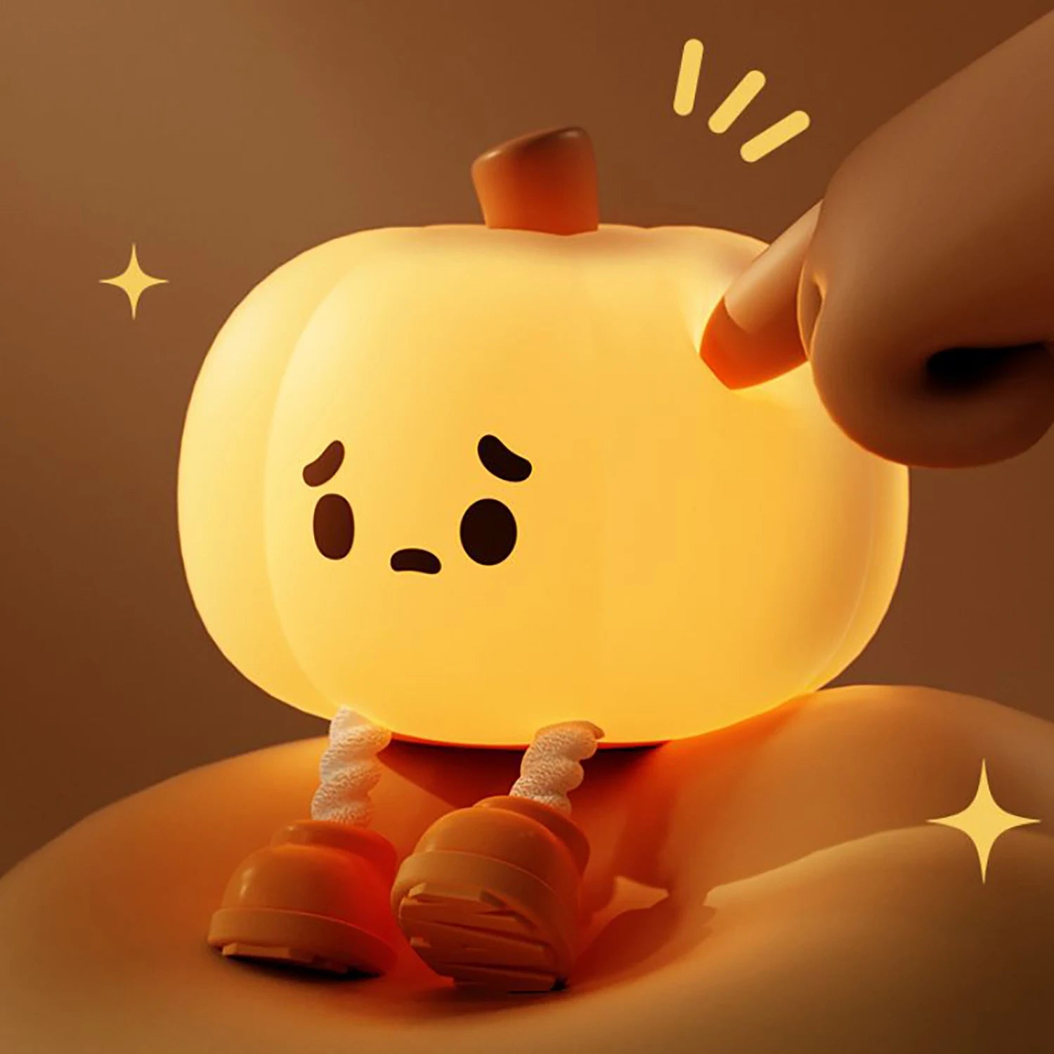 veilleuse citrouille silicone