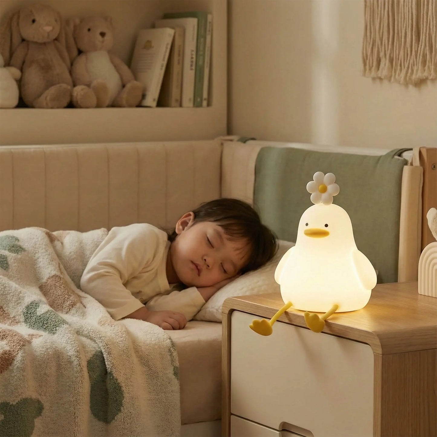 veilleuse enfant canard