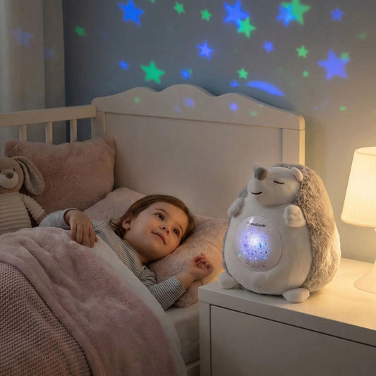 veilleuse musical pour bebe herisson projecteur plafond