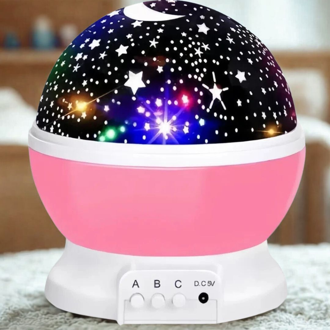 veilleuse projecteur rose