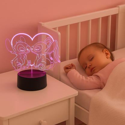 veilleuse stitch rose